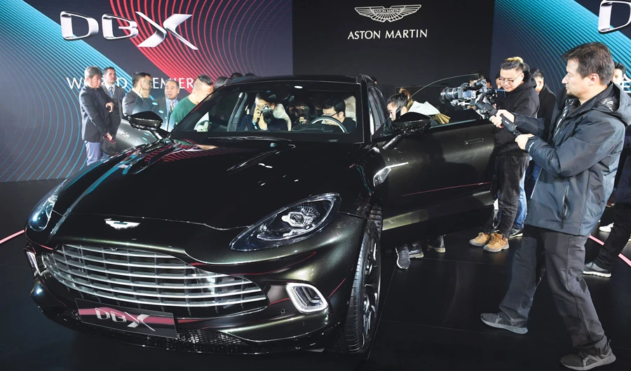 Aston Martin unveils first SUV