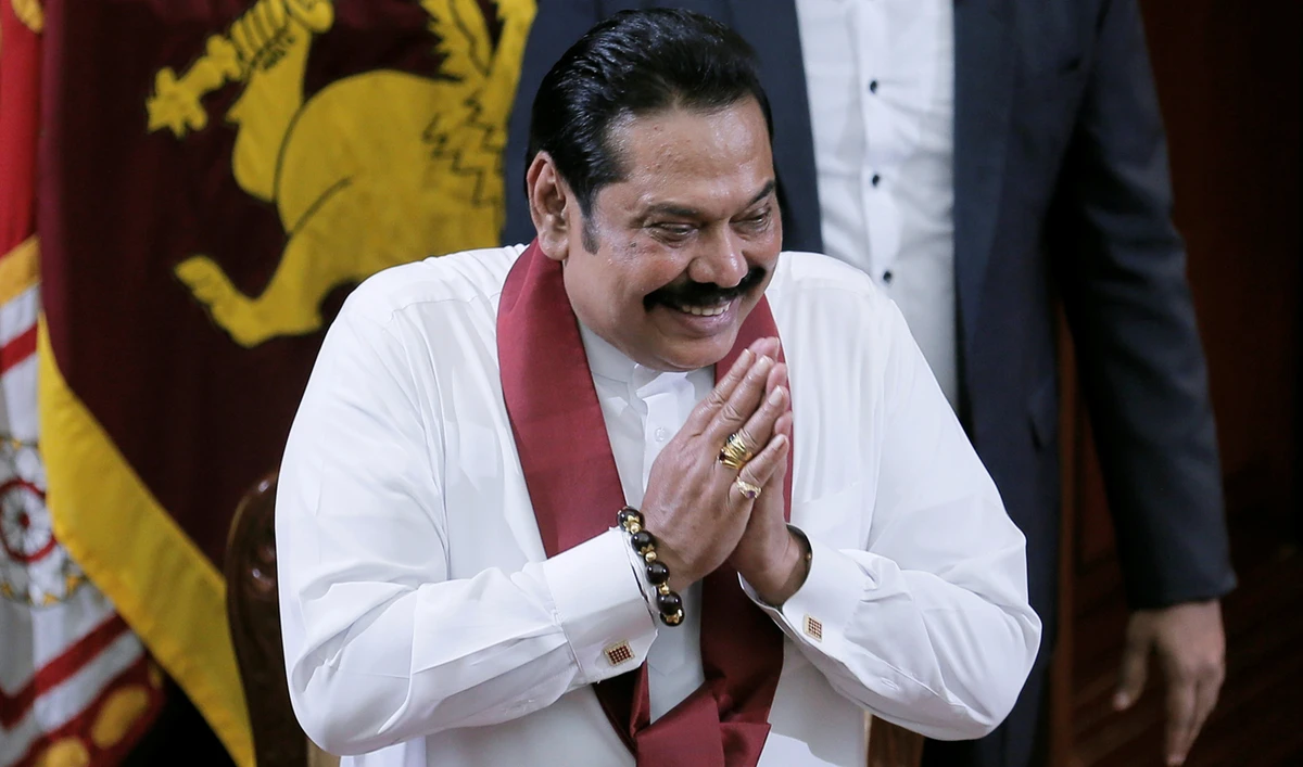 Mahinda Rajapaksa sworn in as Sri Lanka’s new prime minister