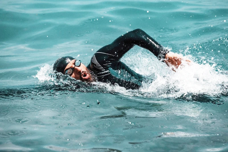 “This swim can spread awareness about the problem of plastic waste,” El-Galla says of his next expedition. (Supplied)