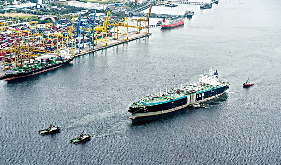 Traders say LNG cargoes may struggle to find a home. (AFP)