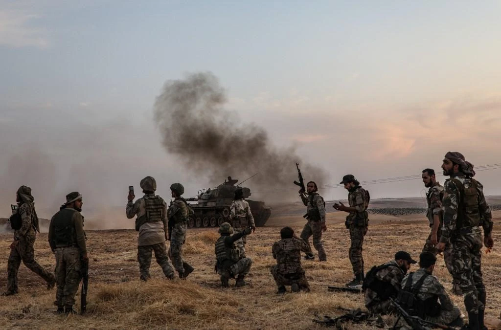 The security source said on Monday that Turkey was responding to attacks by the YPG in the region within the scope of self defense. (File/AFP)