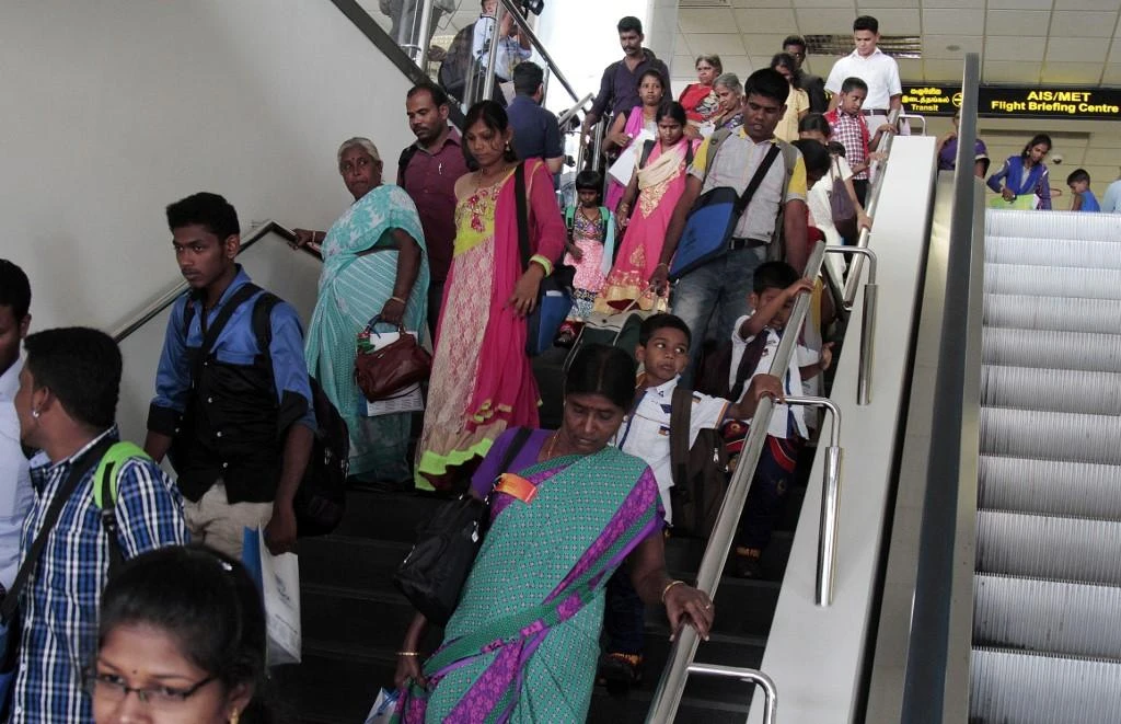 The Sri Lankan government has put airports on alert to stop police detectives leaving without permission. (File/AFP)