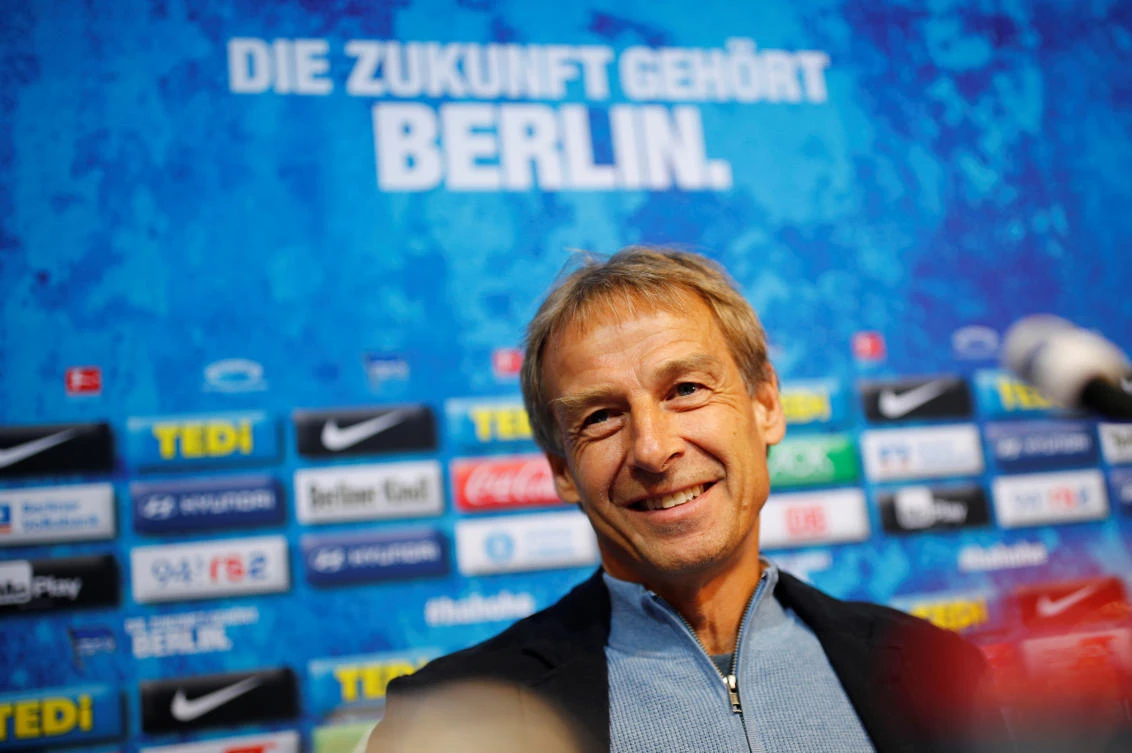 Klinsmann back coaching with Hertha Berlin