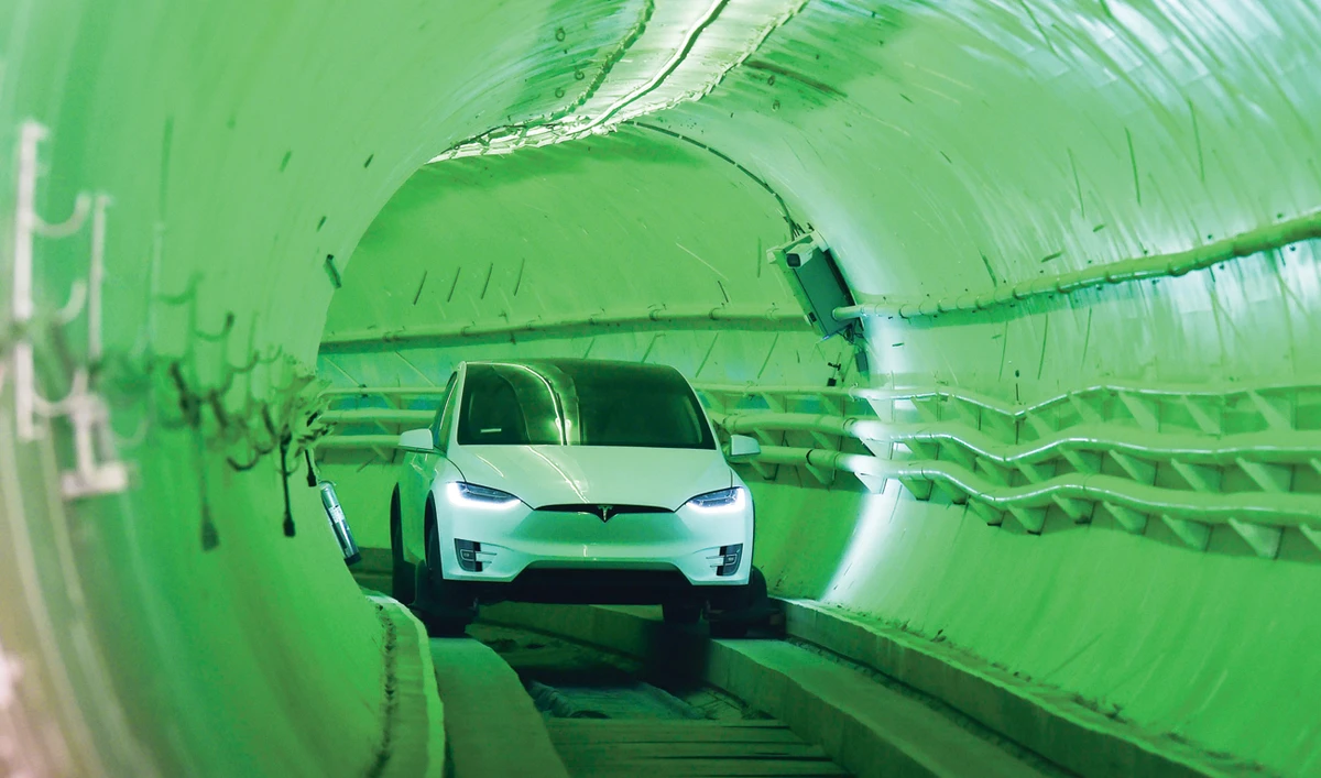 Light at the end of the tunnel? Electric vehicle companies such as Tesla, left, may be hit by a row between South Korean car battery makers unless the dispute is resolved. (AFP)