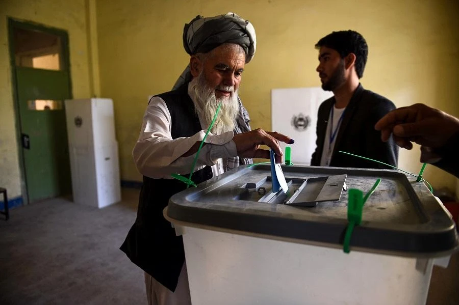 If no candidate obtains over 50% in the results, a second round of voting will be held. (File/AFP)