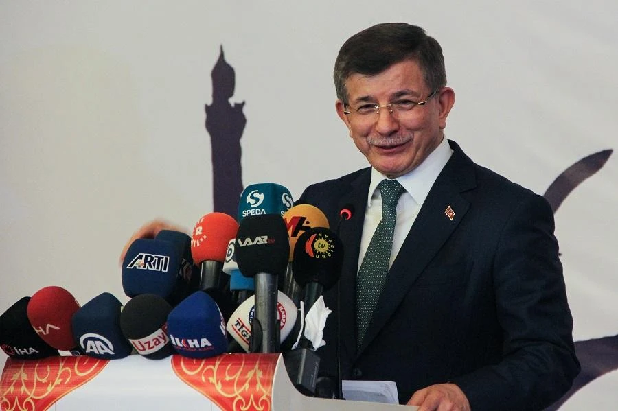 Davutoglu, 60, served as prime minister between 2014 and 2016 before falling out with Erdogan. (File/AFP)