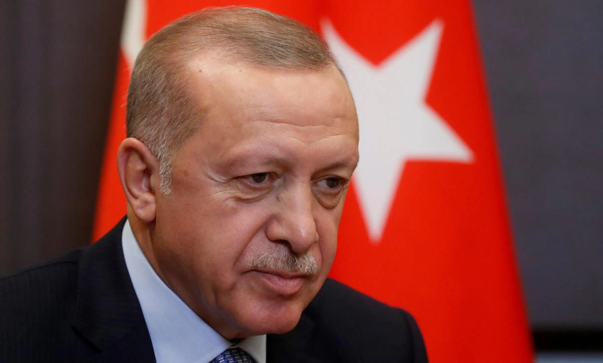 Erdogan repeated an expression Macron had used to describe NATO to hit back at the French leader over his criticism of Turkey’s intervention against Kurdish forces in Syria. (File/Reuters)