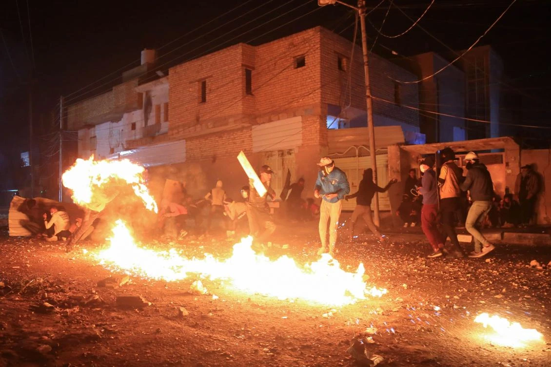 The grassroots movement is the largest Iraq has seen in decades and also the deadliest. (AFP)