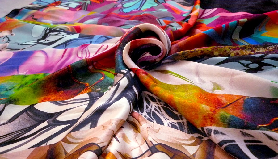 Never Ending Textile Print