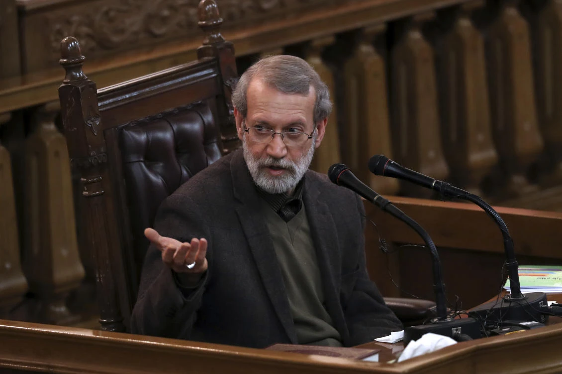 Iranian parliament speaker Ali Larijani said Iran ‘would be forced to seriously reconsider some of its commitments to’ the International Atomic Energy Agency. (AP)