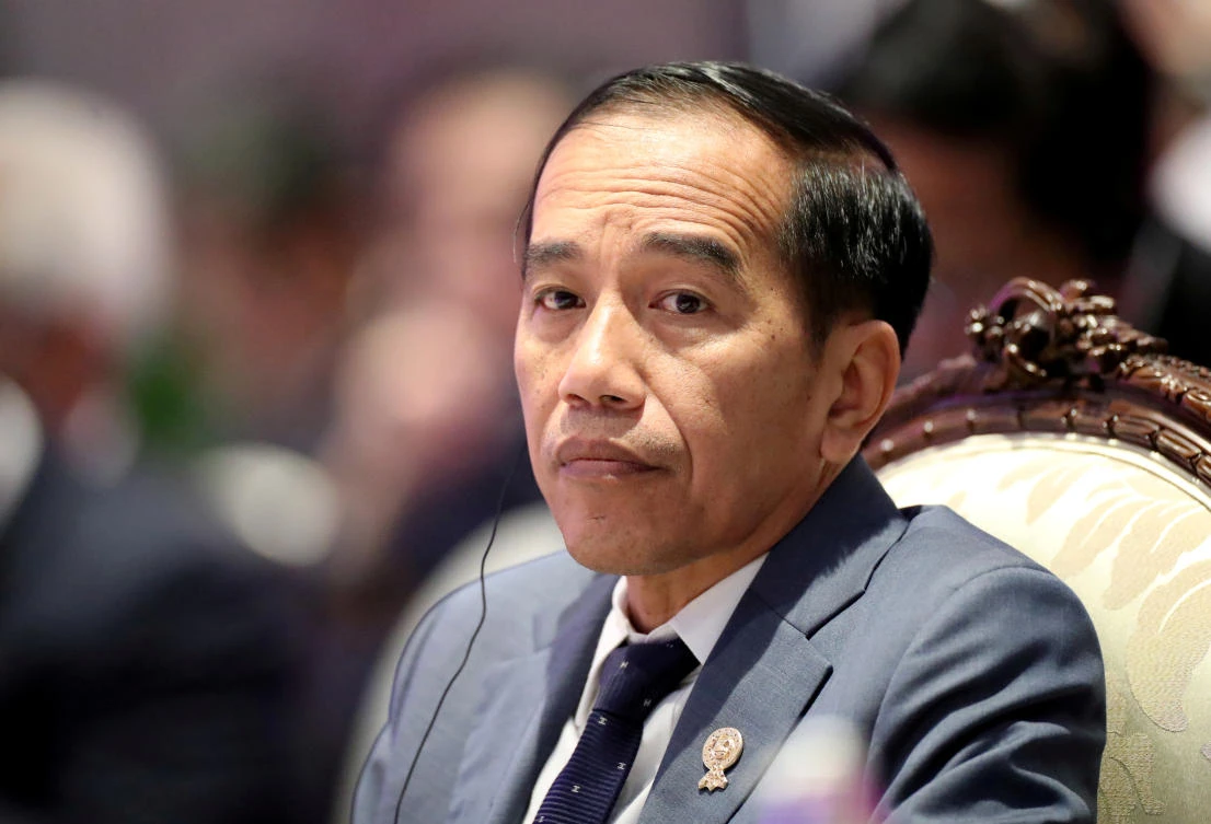 Indonesian President Joko Widodo won a second five-year term in April, his last under current rules. (Reuters)