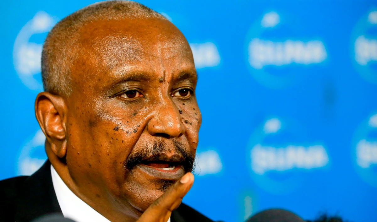 Yasir Arman, deputy leader of rebel Sudan People's Liberation Movement-North. (AFP)