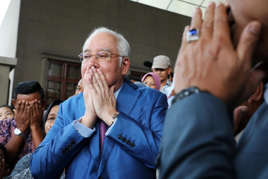 The high court judge last month said Najib Razak wielded ‘overarching authority and power’ and took actions for personal gains. (File/Reuters)