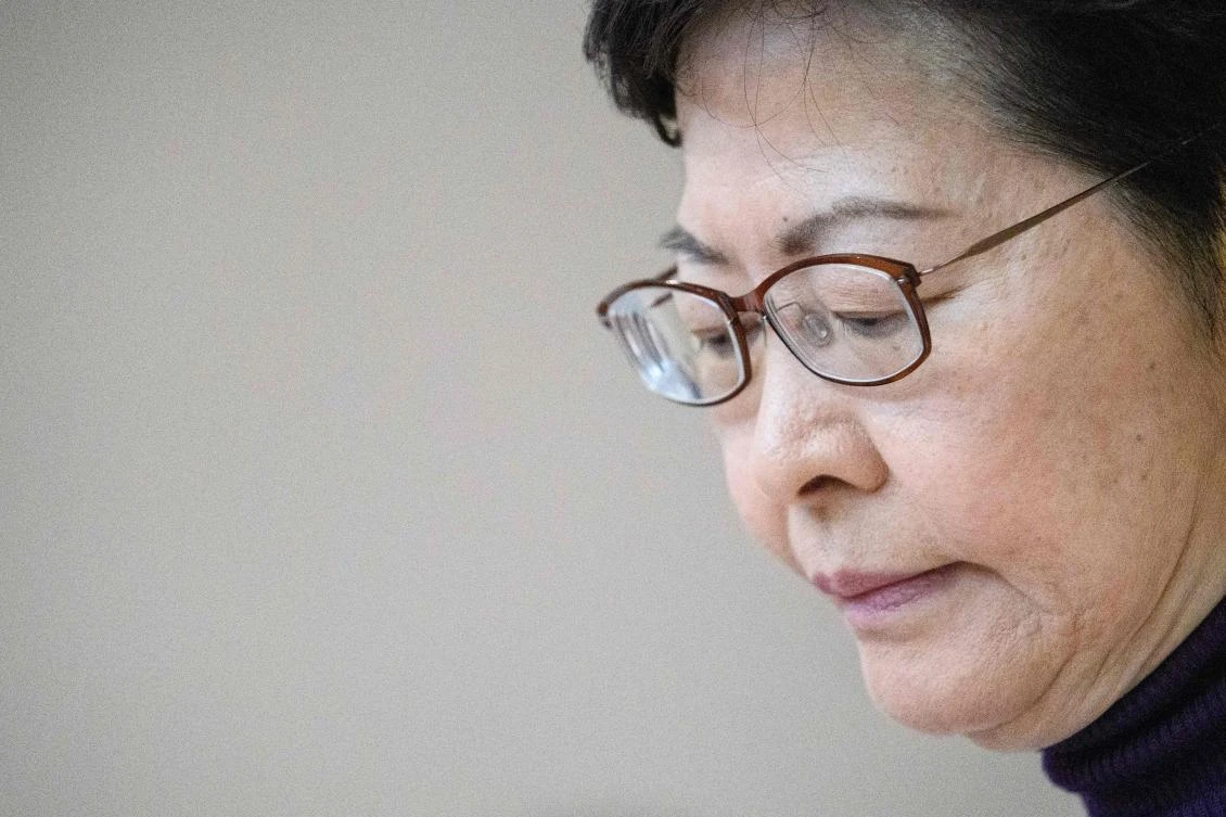 Hong Kong leader Carrie Lam announced that the government would soon launch a fourth round of measures to support business, protect jobs and offer economic relief. (AFP)