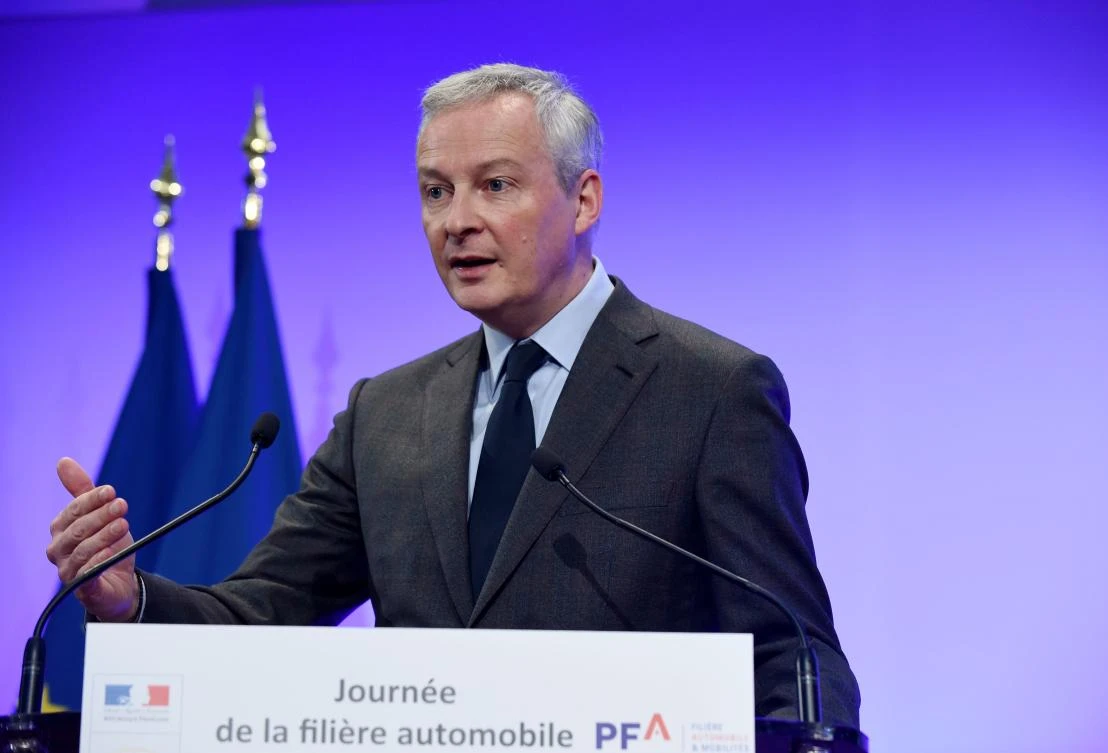 French Finance minister Bruno Le Maire said Tuesday that Paris would ensure a ‘strong’ response in the event of US tariffs as an internet-inspired tax and trade conflict heated up. (AFP)