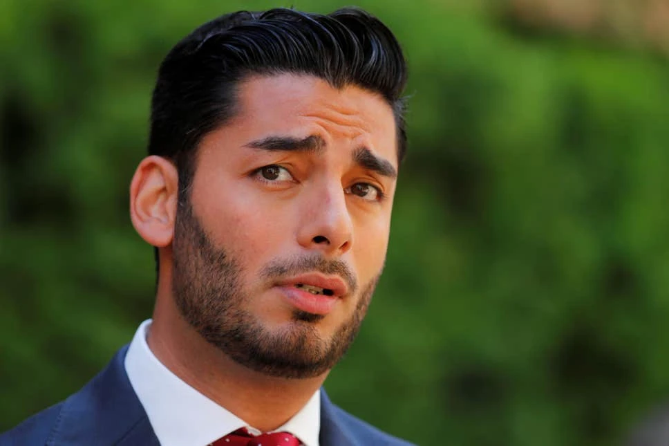 Democratic candidate for the 50th congressional district Ammar Campa Najjar makes an appearance outside federal court where incumbent Duncan Hunter (R-CA) and his wife were being arraigned in San Diego, California, US 23 August 2018. (Reuters/File Photo)