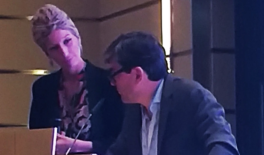 Georges Malbrunot, Middle East Reporter, Le Figaro speaking at the Saudi Media Forum in Riyadh. (Supplied)