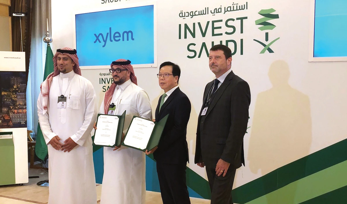 Steven Leung, senior vice president and president, emerging markets of Xylem, signed the agreement on the sidelines of the Future Investment Initiative (FII), commonly known as the ‘Davos in the Desert,’ in the presence of senior officials of both entities and Frank Ackland, managing director Xylem Middle East.