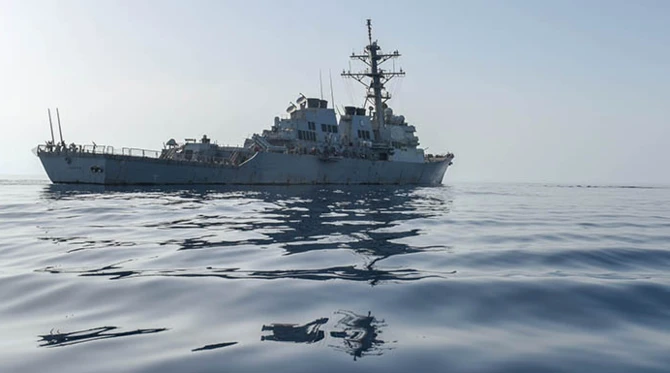 US warship seizes suspected Iran missile parts set for Yemen