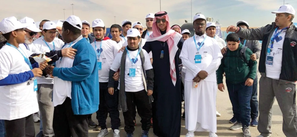 Saudi autistic youth treated to a day at Formula E races