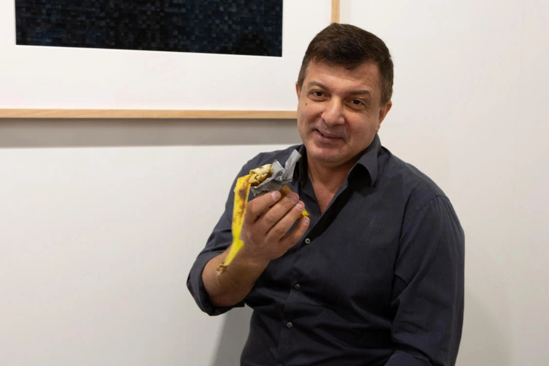 Man eats $120,000 piece of art — a banana taped to wall