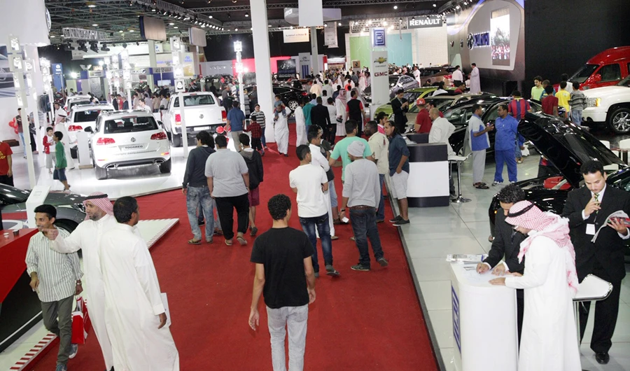 The motor show is being organized by Al-Harithy Company for Exhibitions (ACE).