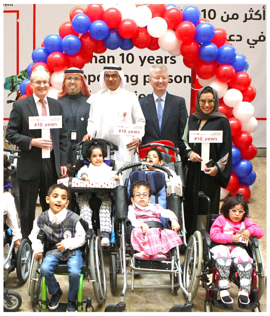 The combined bank entertained kids from the Disabled Children’s Association at an event held in their office on the occasion of International Day of Persons with Disabilities, observed globally on Dec. 3 since 1992.