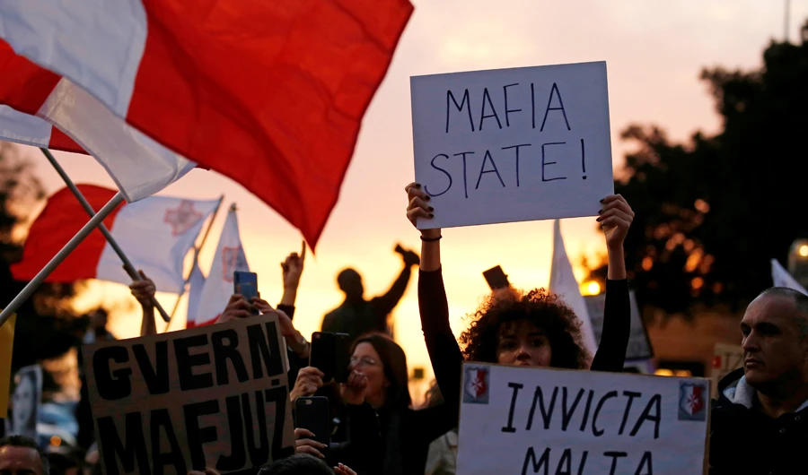 Activists storm Maltese government HQ demanding PM’s resignation