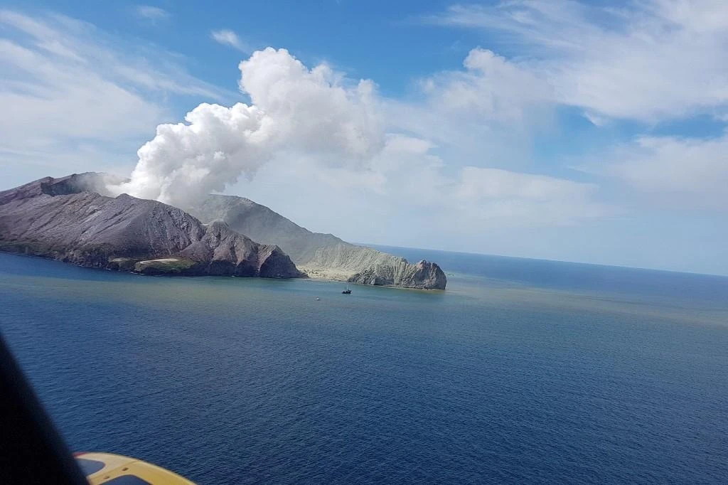 The official death toll after Monday’s volcano explosion on White Island climbed to six late Tuesday when another victim died in hospital. (AFP)