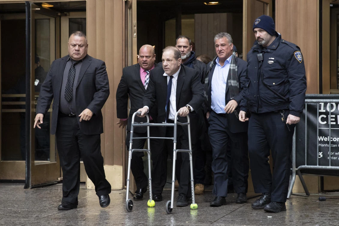 Harvey Weinstein leaves court following a hearing, Wednesday, Dec. 11, 2019 in New York. (AP)