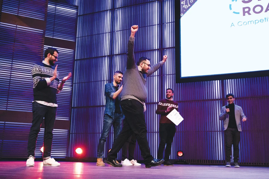 the best three syrian-led startups had the opportunity to pitch their business ideas during spark Ignite’s annual conference in Amsterdam. (Supplied)