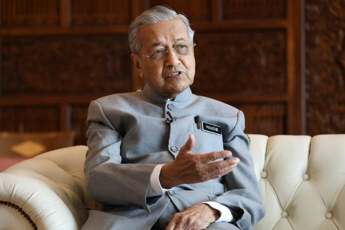 Mahathir Mohamad was unexpectedly elected as Malaysian prime minister in 2018 as the head of a coalition government. (Reuters)