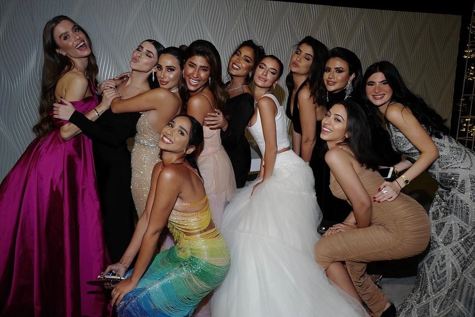 Rania Fawaz celebrated her nuptials in the presence of family and friends. Instagram