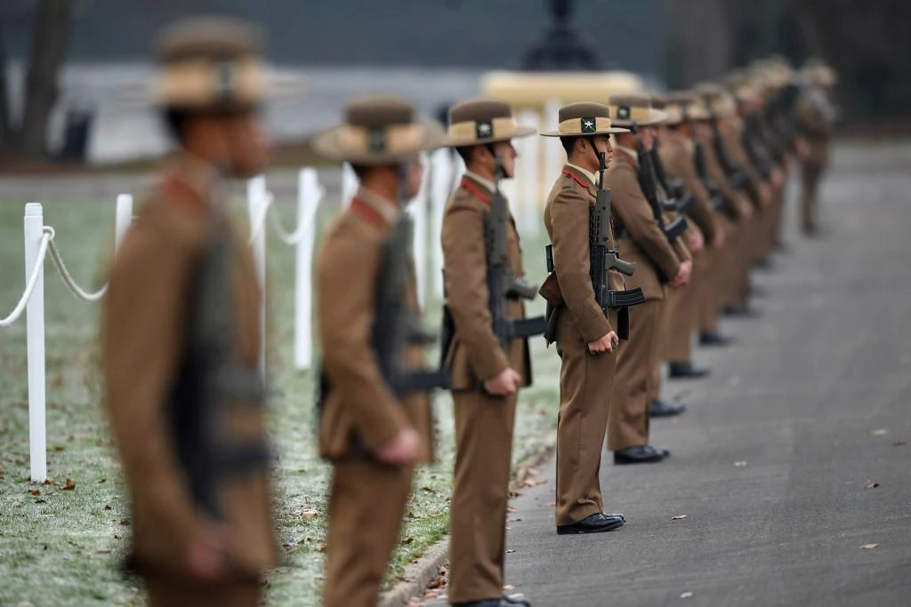 Britain has been enlisting Gurkhas, a tribe from Nepal’s Himalayan foothills known for their fierce combat abilities, since 1815. (AFP)