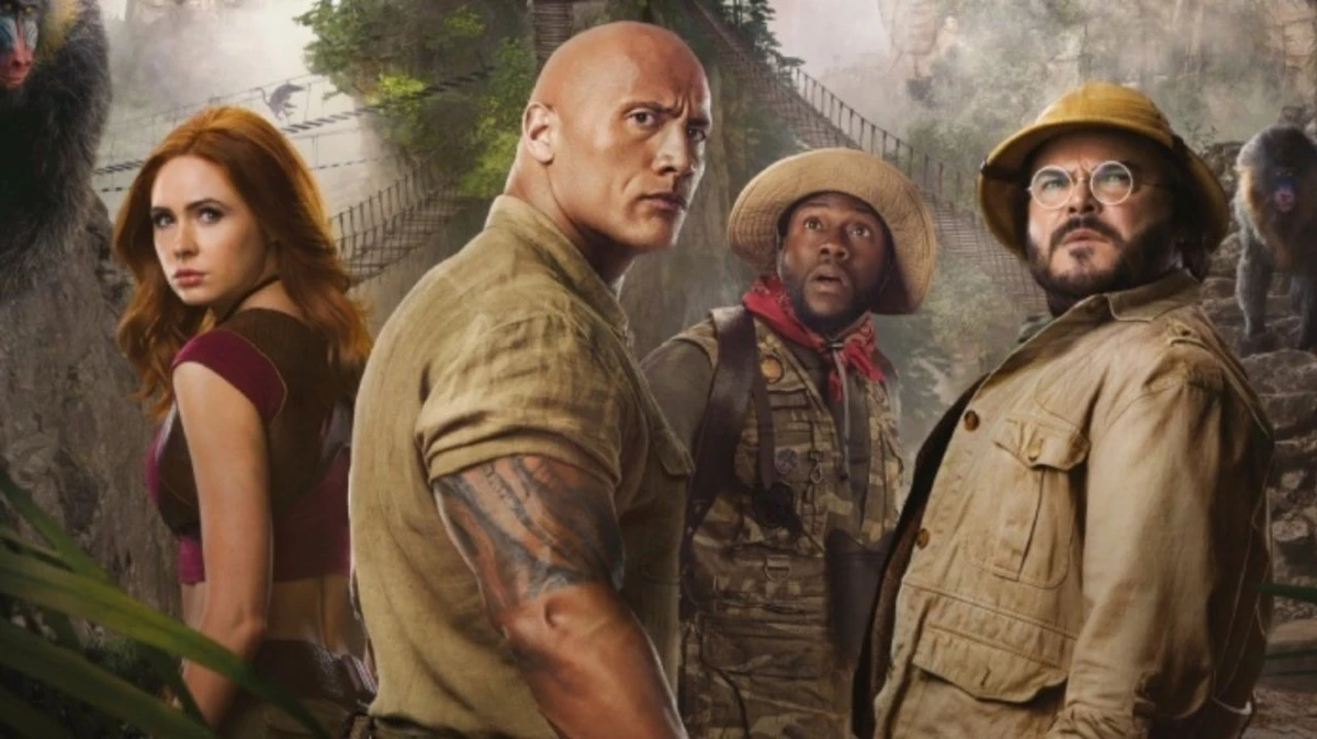 The jungle gets more challenging and the game scarier in ‘Jumanji: The Next Level.’ (Supplied)
