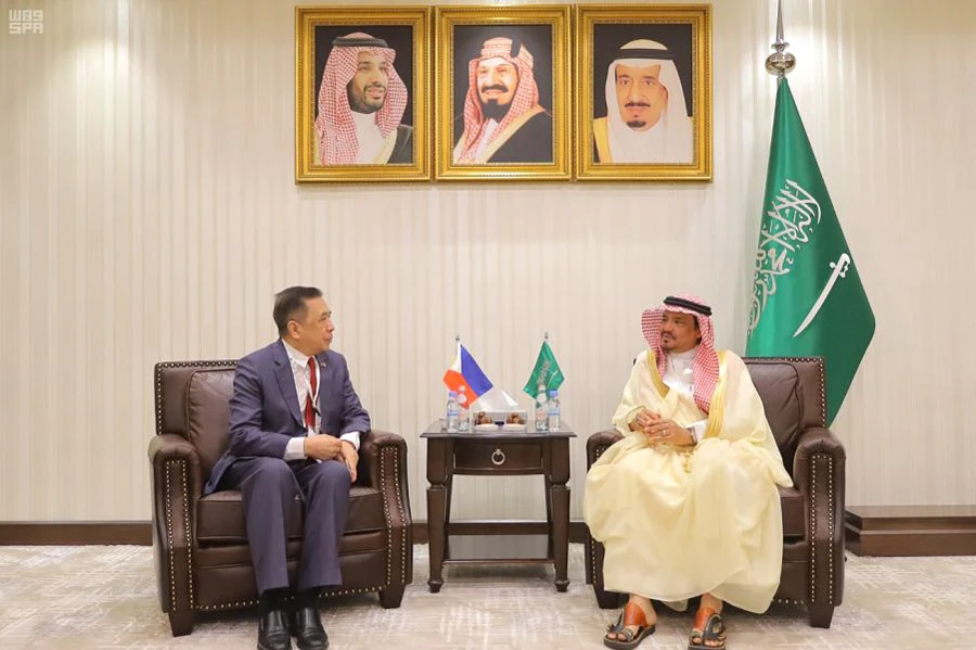 Saudi Hajj minister receives secretary of National Commission on Muslim Filipinos