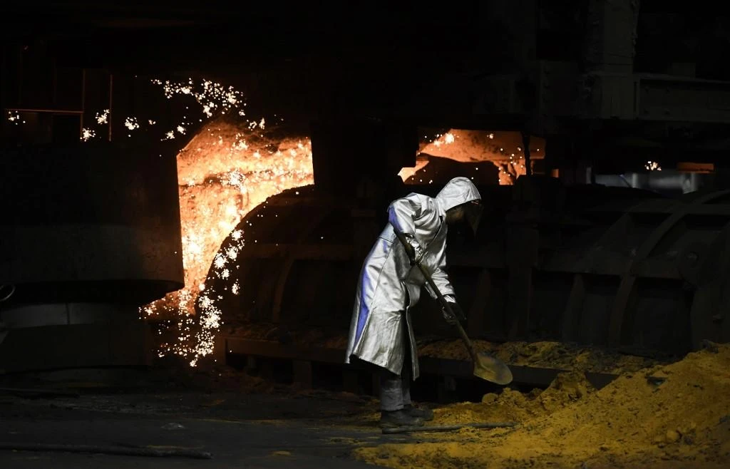 ‘Industrial production has probably not reached the trough,’ Germany’s economy ministry said on Monday. (AFP)