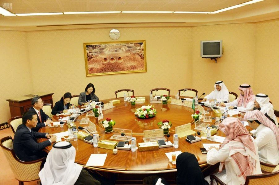 A meeting of the Saudi-Korean Parliamentary Friendship Committee of the Shoura Council. (SPA)