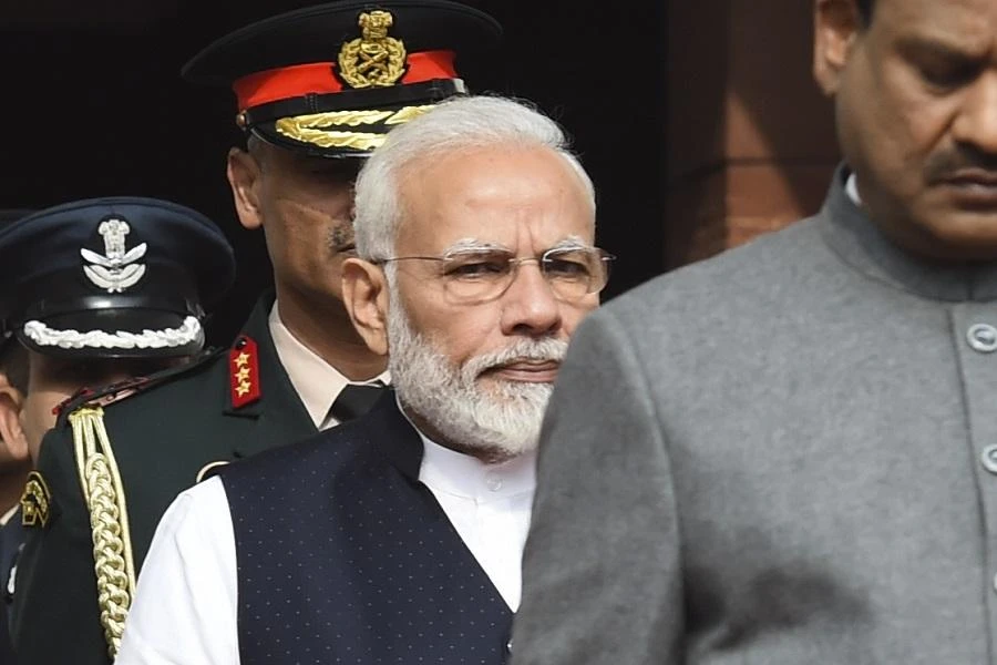 The talks come as Prime Minister Narendra Modi, bolstered by a convincing election win earlier this year, increasingly looks to solidify ties between the world’s two largest democracies. (File/AFP)