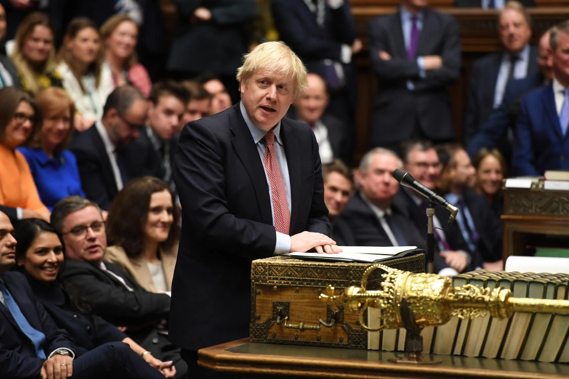 Top of Johnson’s to-do list will be a bill to ratify the terms of Britain’s exit from the European Union. (File/Reuters)