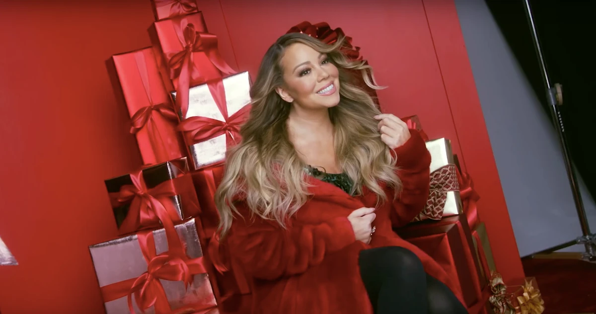 Mariah Carey wears Dubai-based designer for Christmas song remake