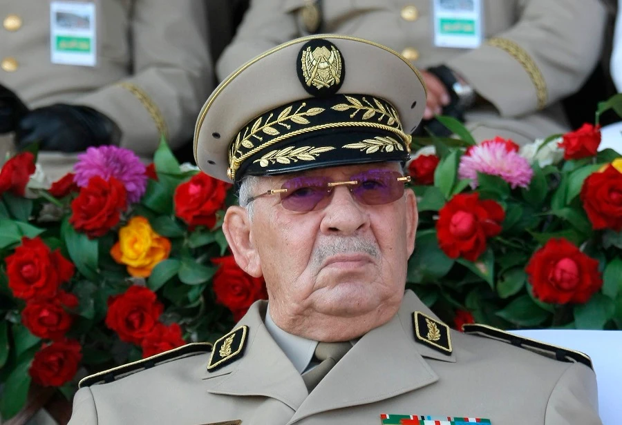 Algeria’s Chief of Staff of the People’s National Army Ahmed Gaid Salah. (File/AFP)