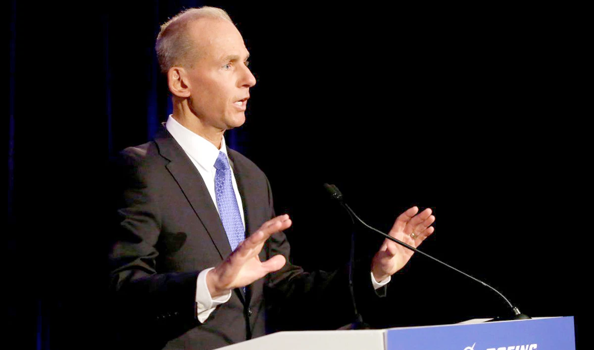 The 737 MAX grounding was the biggest crisis of Dennis Muilenburg’s 34-year tenure at Boeing, where he started as an intern in 1985. (File/Reuters)