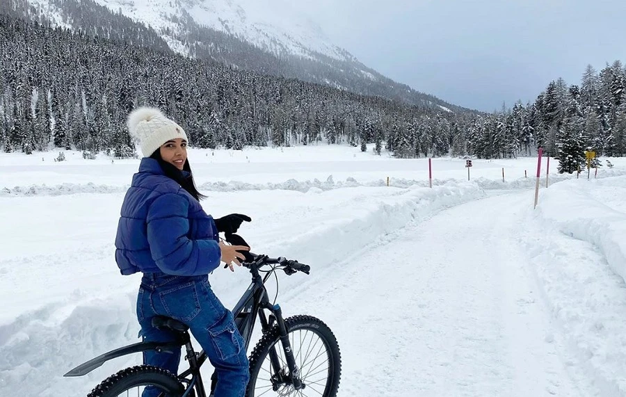 Let it snow: Inside Huda Kattan, Salma Abu Deif’s wintery escapes