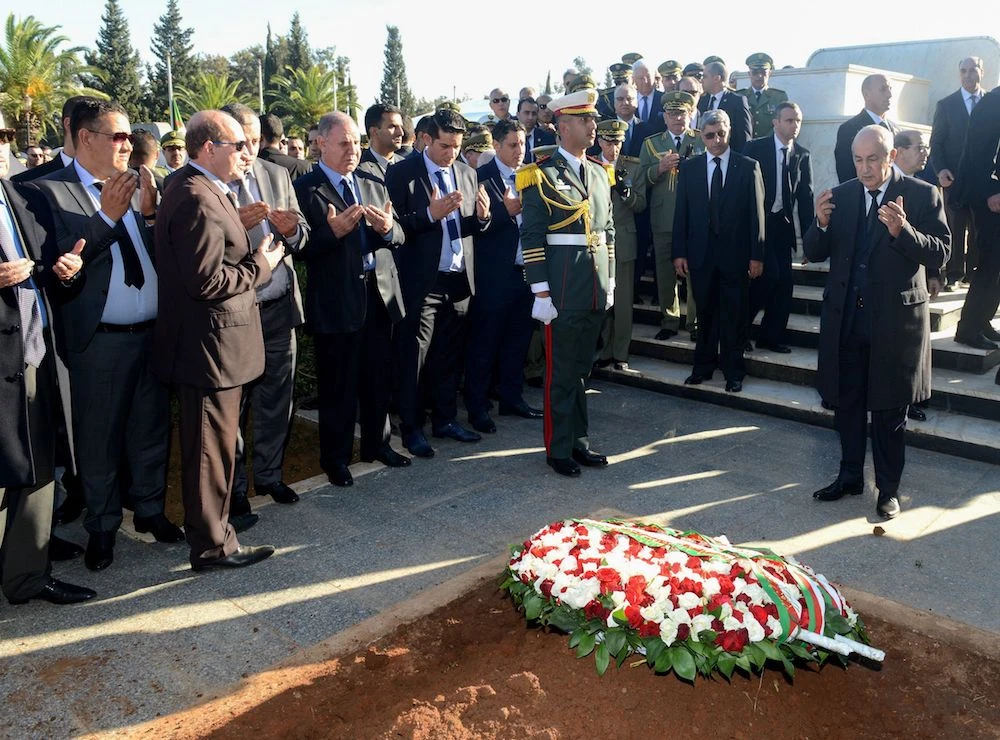 Hundreds of thousands turn out to mourn Algeria’s powerful army chief