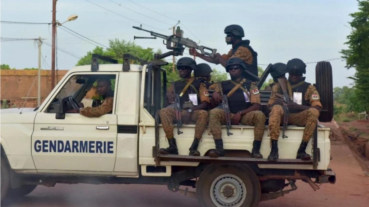 Burkina Faso police officers in Ouahigouya. (File: AFP)