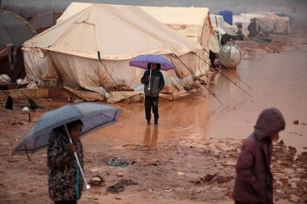 Civilians have streamed out of affected areas of militant-dominated Idlib province in recent weeks to escape heightened attacks. (File/AFP)
