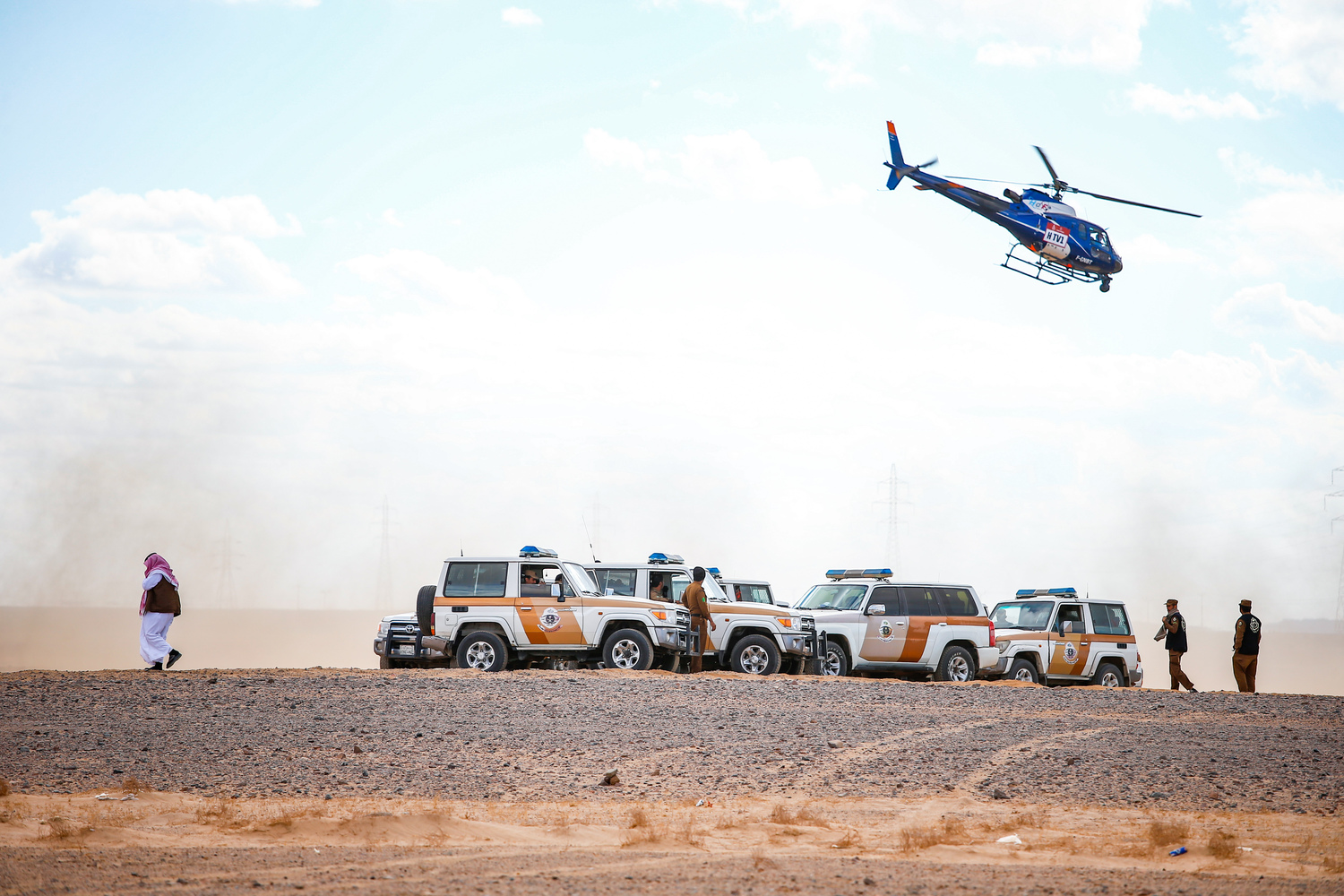 Ambiance during Stage 2 of the Dakar 2020 between Al Wajh and Neom, 401 km - SS 367km, in Saudi Arabia, on January 6, 2020. (Supplied: Dakar Rally)