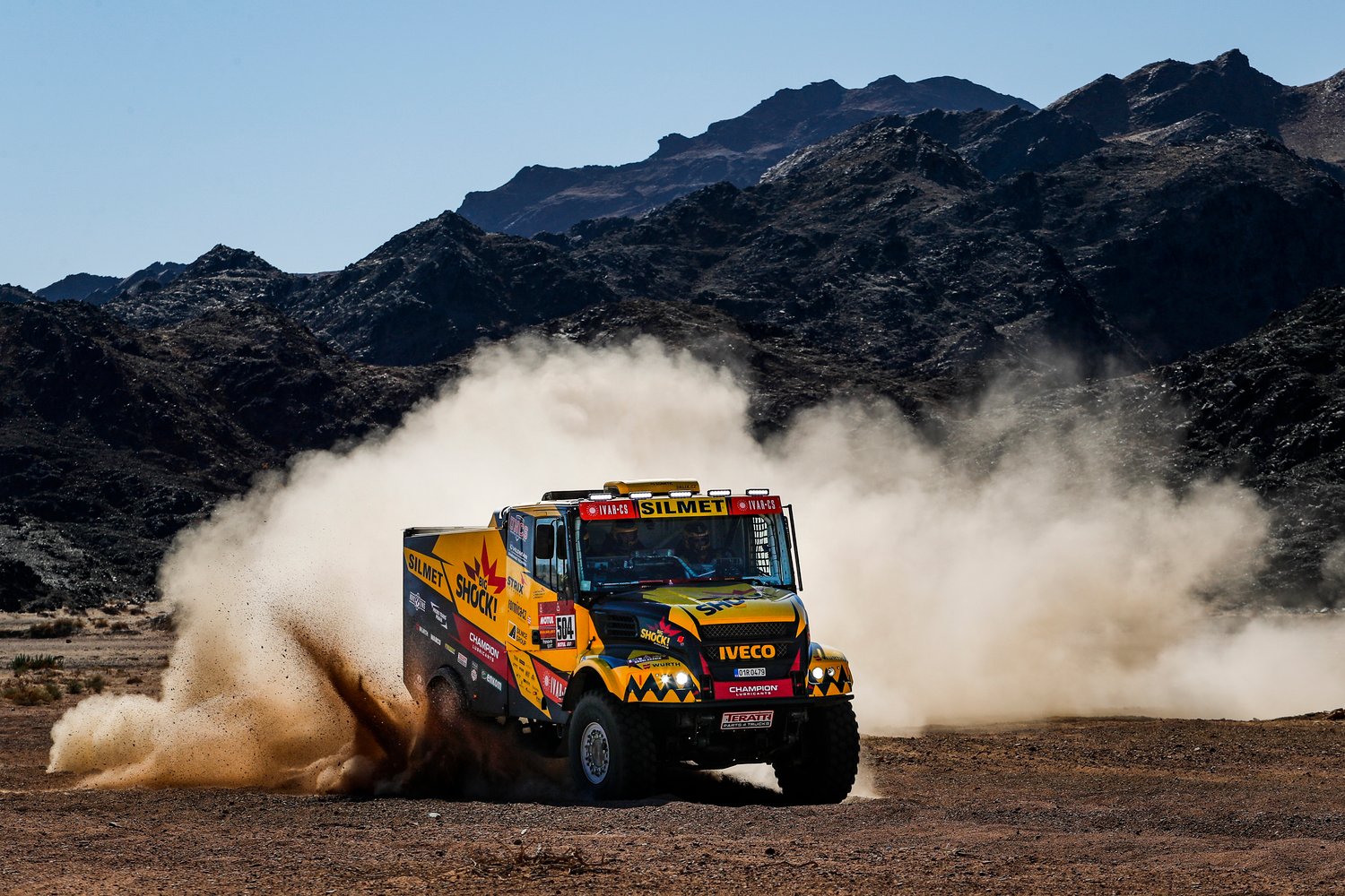 Tuesday saw Stage 3 of the Dakar Rally get underway with a start and finish in Neom. (Saudi Automobile and Motorcycle Federation's twitter account)