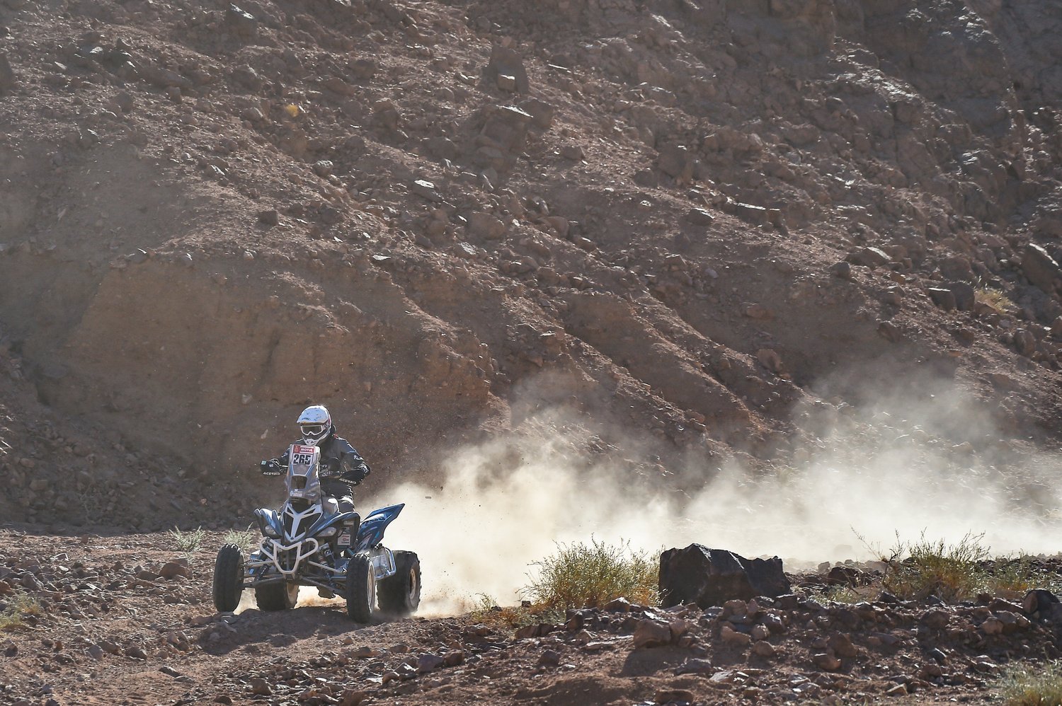 Tuesday saw Stage 3 of the Dakar Rally get underway with a start and finish in Neom. (Saudi Automobile and Motorcycle Federation's twitter account)